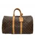 LOUIS VUITTON（ルイ ヴィトン）の古着「モノグラム　キーポル45　トラベルバッグ」｜ブラウン
