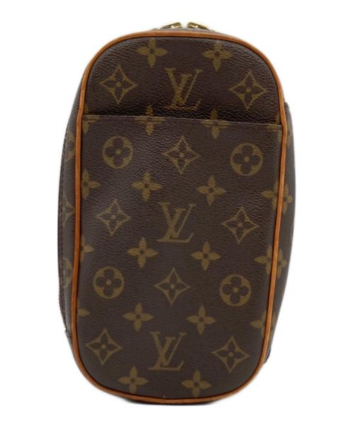 LOUIS VUITTON（ルイ ヴィトン）LOUIS VUITTON (ルイ ヴィトン) モノグラム　ポシェットガンジュ ブラウンの古着・服飾アイテム