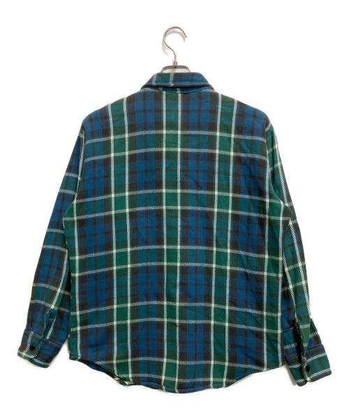 big mac（ビッグマック）BIG MAC (ビッグマック) チェックシャツ ブルー×グリーン サイズ:Mの古着・服飾アイテム