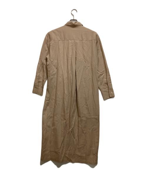 Whim Gazette（ウィムガゼット）Whim Gazette (ウィムガゼット) 長袖ワンピース ベージュ サイズ:Fの古着・服飾アイテム