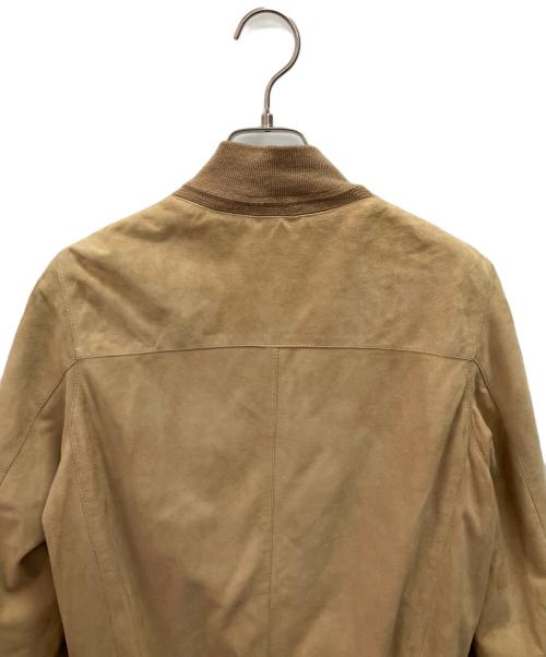 Cinquanta（チンクワンタ）Cinquanta (チンクワンタ) ヤギ革スウェードジャケット ベージュ サイズ:不明の古着・服飾アイテム