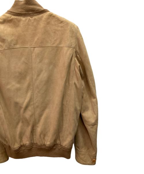 Cinquanta（チンクワンタ）Cinquanta (チンクワンタ) ヤギ革スウェードジャケット ベージュ サイズ:不明の古着・服飾アイテム