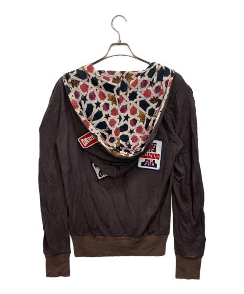 JOHN GALLIANO（ジョンガリアーノ）JOHN GALLIANO (ジョンガリアーノ) ジップパーカー グレー サイズ:Sの古着・服飾アイテム