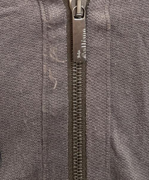 JOHN GALLIANO（ジョンガリアーノ）JOHN GALLIANO (ジョンガリアーノ) ジップパーカー グレー サイズ:Sの古着・服飾アイテム