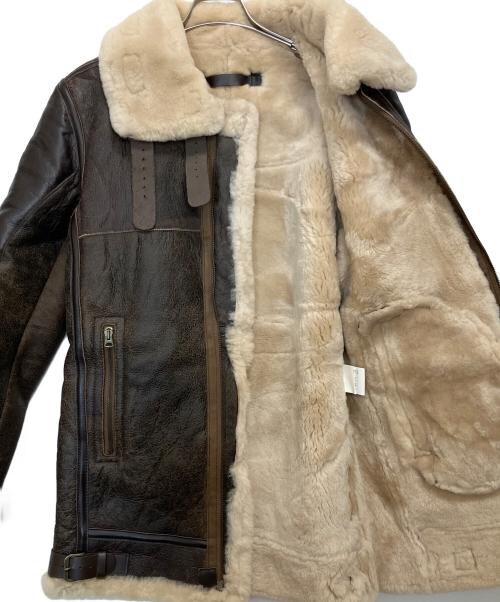 green（グリーン）green (グリーン) ムートンコート ブラウン サイズ:1の古着・服飾アイテム