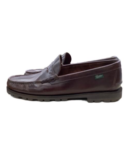 PARABOOT（パラブーツ）PARABOOT (パラブーツ) コインローファー ブラウン サイズ:10の古着・服飾アイテム