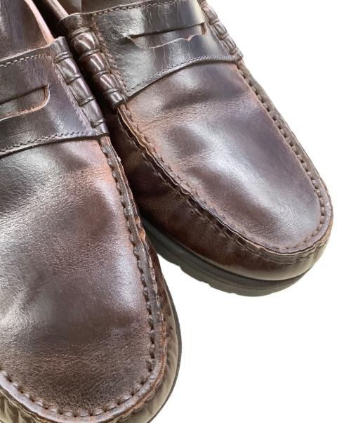 PARABOOT（パラブーツ）PARABOOT (パラブーツ) コインローファー ブラウン サイズ:10の古着・服飾アイテム