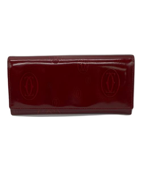 Cartier（カルティエ）Cartier (カルティエ) ハッピーバースデー　長財布 レッドの古着・服飾アイテム