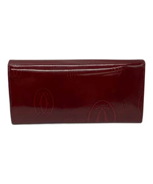 Cartier（カルティエ）Cartier (カルティエ) ハッピーバースデー　長財布 レッドの古着・服飾アイテム