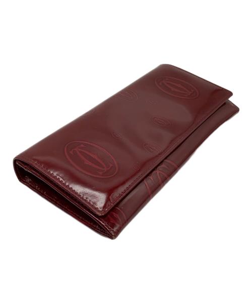 Cartier（カルティエ）Cartier (カルティエ) ハッピーバースデー　長財布 レッドの古着・服飾アイテム