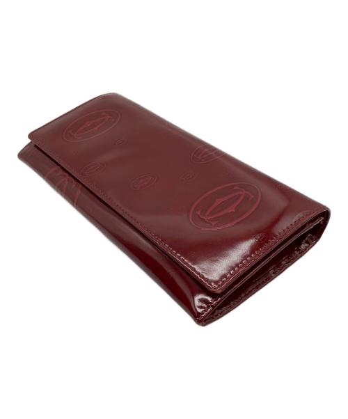 Cartier（カルティエ）Cartier (カルティエ) ハッピーバースデー　長財布 レッドの古着・服飾アイテム