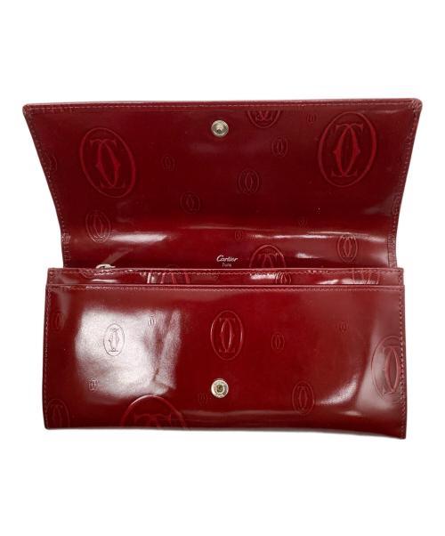 Cartier（カルティエ）Cartier (カルティエ) ハッピーバースデー　長財布 レッドの古着・服飾アイテム