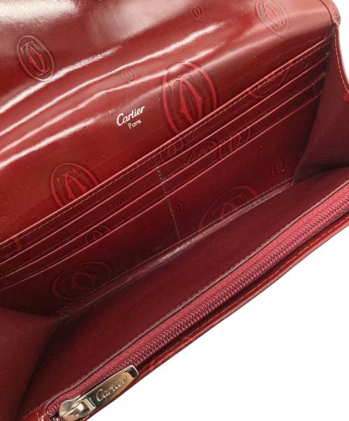 Cartier（カルティエ）Cartier (カルティエ) ハッピーバースデー　長財布 レッドの古着・服飾アイテム