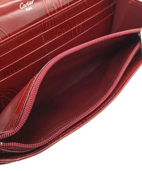 Cartier（カルティエ）Cartier (カルティエ) ハッピーバースデー　長財布 レッドの古着・服飾アイテム