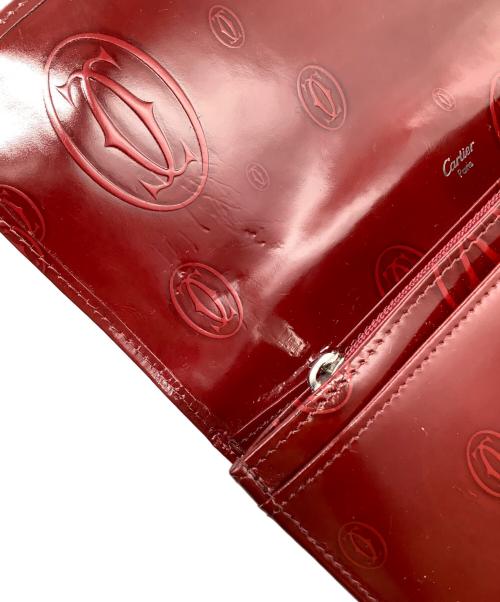 Cartier（カルティエ）Cartier (カルティエ) ハッピーバースデー　長財布 レッドの古着・服飾アイテム