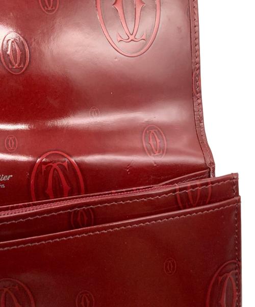 Cartier（カルティエ）Cartier (カルティエ) ハッピーバースデー　長財布 レッドの古着・服飾アイテム