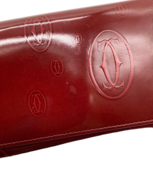 Cartier（カルティエ）Cartier (カルティエ) ハッピーバースデー　長財布 レッドの古着・服飾アイテム