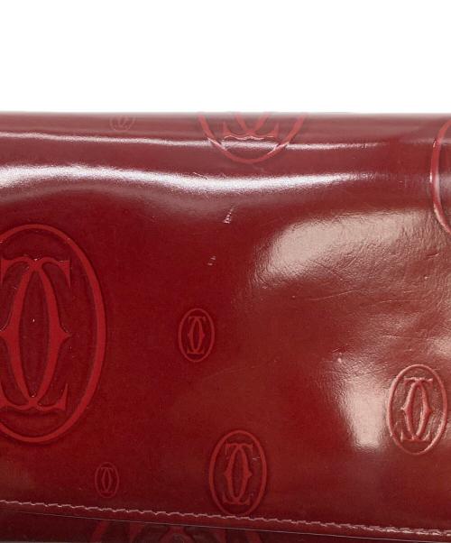 Cartier（カルティエ）Cartier (カルティエ) ハッピーバースデー　長財布 レッドの古着・服飾アイテム