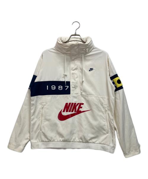 NIKE（ナイキ）NIKE (ナイキ) アノラックパーカー ホワイト サイズ:Lの古着・服飾アイテム