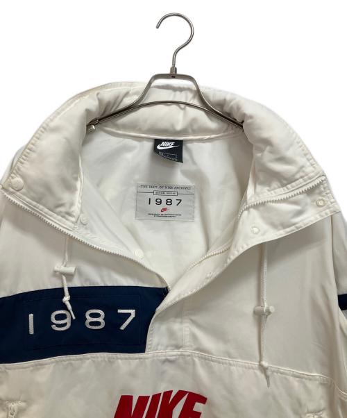 NIKE（ナイキ）NIKE (ナイキ) アノラックパーカー ホワイト サイズ:Lの古着・服飾アイテム