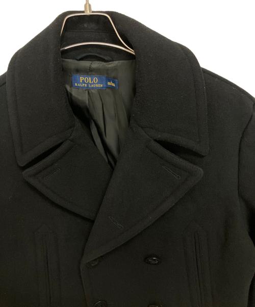 POLO RALPH LAUREN（ポロ・ラルフローレン）POLO RALPH LAUREN (ポロ・ラルフローレン) Pコート ブラック サイズ:Lの古着・服飾アイテム