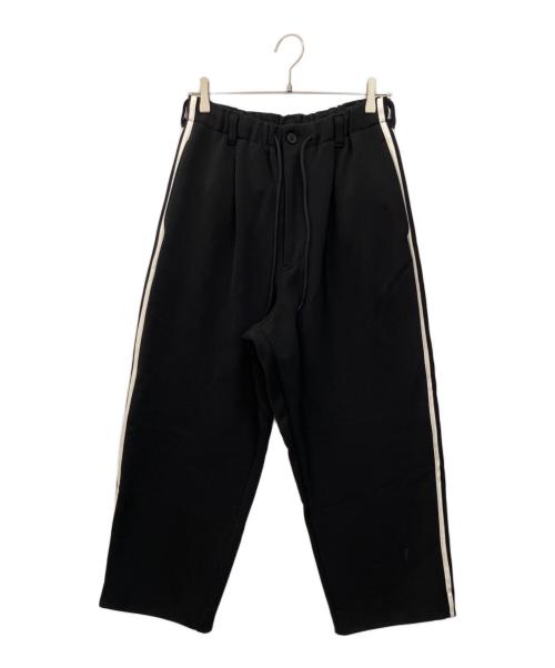 Y-3（ワイスリー）Y-3 (ワイスリー) ロゴ スウェットパンツ ホワイト×ブラック サイズ:XSの古着・服飾アイテム