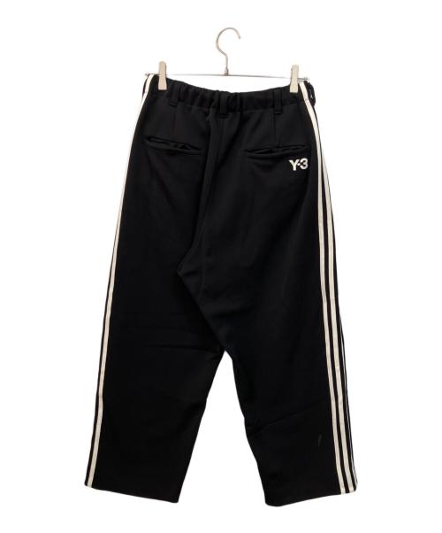 Y-3（ワイスリー）Y-3 (ワイスリー) ロゴ スウェットパンツ ホワイト×ブラック サイズ:XSの古着・服飾アイテム