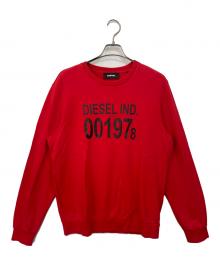 DIESEL（ディーゼル）の古着「スウェット」｜レッド