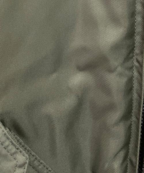 HOUSTON（ヒューストン）HOUSTON (ヒューストン) フライトジャケット カーキ サイズ:Lの古着・服飾アイテム
