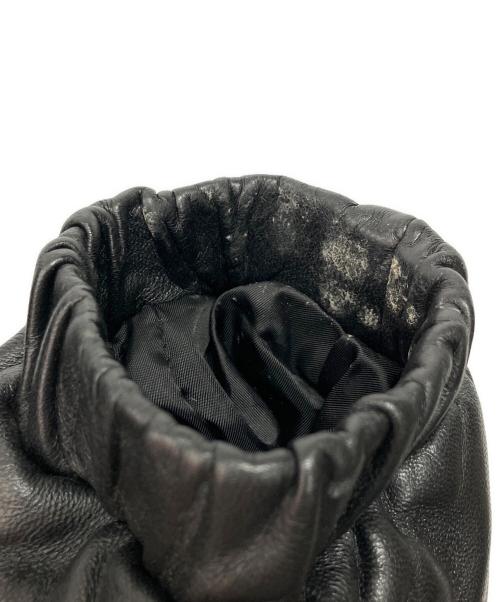 Schott（ショット）Schott (ショット) レザーダウンジャケット ブラック サイズ:40の古着・服飾アイテム