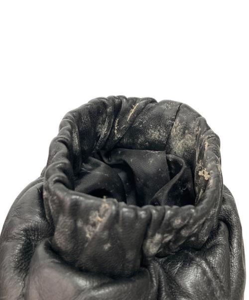 Schott（ショット）Schott (ショット) レザーダウンジャケット ブラック サイズ:40の古着・服飾アイテム