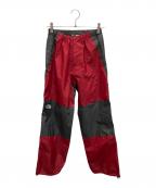 THE NORTH FACEザ ノース フェイス）の古着「ナイロンパンツ」｜レッド×グレー