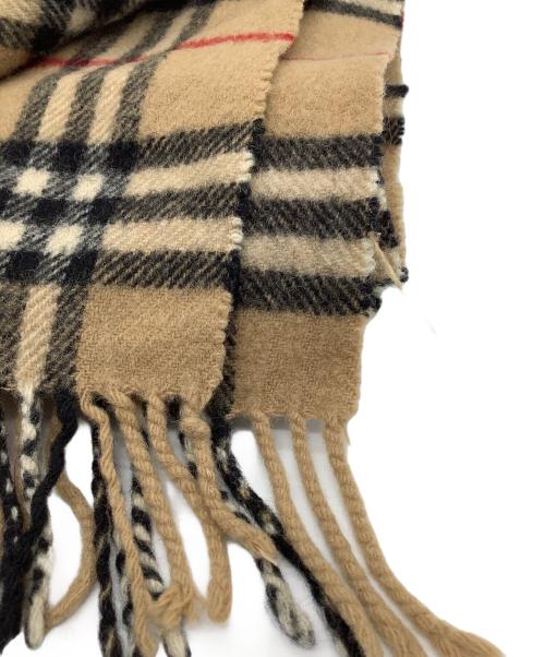 Burberry's（バーバリーズ）Burberry's (バーバリーズ) ウールマフラー ベージュの古着・服飾アイテム