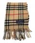 Burberry's (バーバリーズ) ウールマフラー ベージュ：5000円