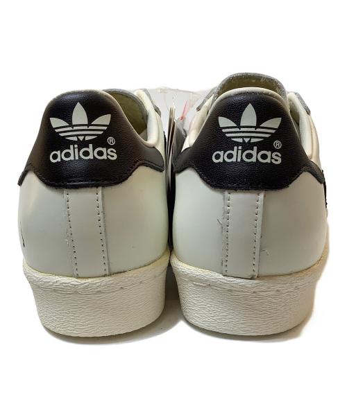 adidas（アディダス）adidas (アディダス) SUPERSTAR 80s VINTAGE DX WHITE BLACK　スニーカー ホワイト サイズ:27 未使用品の古着・服飾アイテム