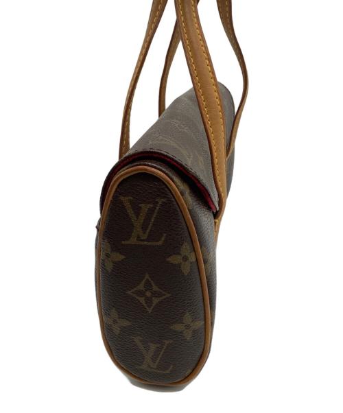 LOUIS VUITTON（ルイ ヴィトン）LOUIS VUITTON (ルイ ヴィトン) モノグラム　ソナチネ　ハンドバッグ ブラウンの古着・服飾アイテム