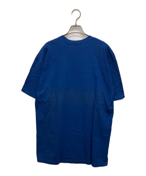 stussy（ステューシー）stussy (ステューシー) プリントTシャツ ブルー サイズ:XLの古着・服飾アイテム