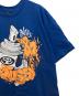 中古・古着 stussy (ステューシー) プリントTシャツ ブルー サイズ:XL：5000円