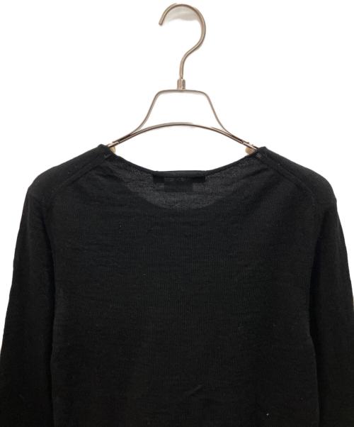 COMME des GARCONS（コムデギャルソン）COMME des GARCONS (コムデギャルソン) 薄手ニット ブラック サイズ:Mの古着・服飾アイテム