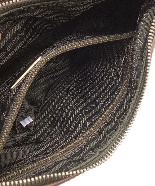 PRADA（プラダ）PRADA (プラダ) ショルダーバッグ ブラウンの古着・服飾アイテム