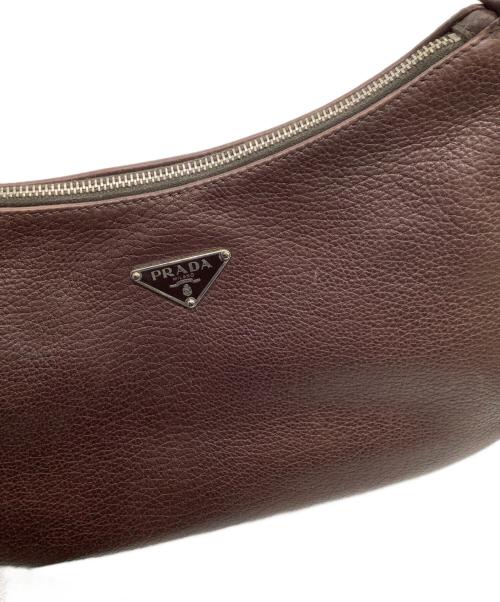 PRADA（プラダ）PRADA (プラダ) ショルダーバッグ ブラウンの古着・服飾アイテム