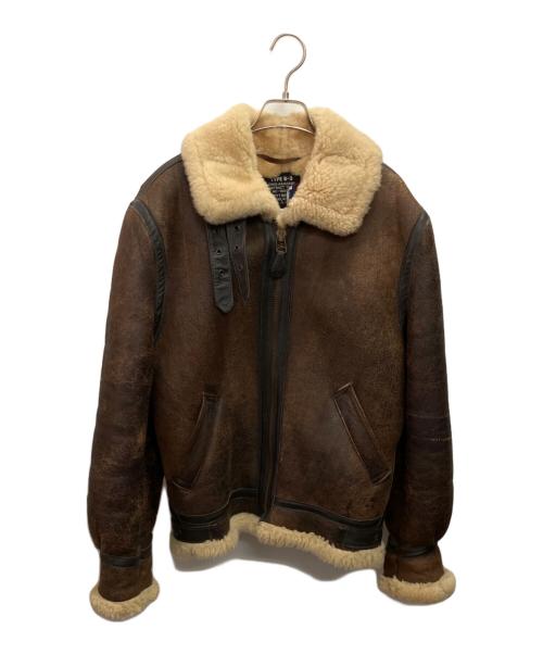 SCHOTT BROS.（ショットブロス）SCHOTT BROS. (ショットブロス) B-3 フライトムートンジャケット ブラウン サイズ:36の古着・服飾アイテム