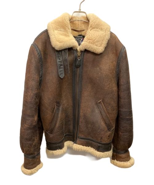 SCHOTT BROS.（ショットブロス）SCHOTT BROS. (ショットブロス) B-3 フライトムートンジャケット ブラウン サイズ:36の古着・服飾アイテム