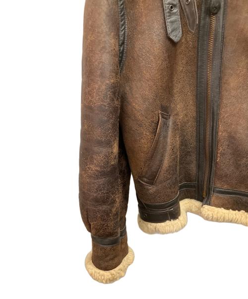 SCHOTT BROS.（ショットブロス）SCHOTT BROS. (ショットブロス) B-3 フライトムートンジャケット ブラウン サイズ:36の古着・服飾アイテム