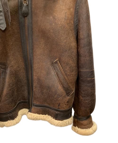 SCHOTT BROS.（ショットブロス）SCHOTT BROS. (ショットブロス) B-3 フライトムートンジャケット ブラウン サイズ:36の古着・服飾アイテム