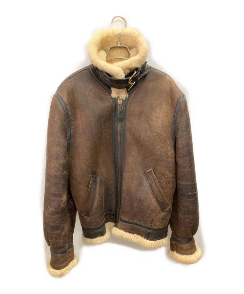 SCHOTT BROS.（ショットブロス）SCHOTT BROS. (ショットブロス) B-3 フライトムートンジャケット ブラウン サイズ:36の古着・服飾アイテム