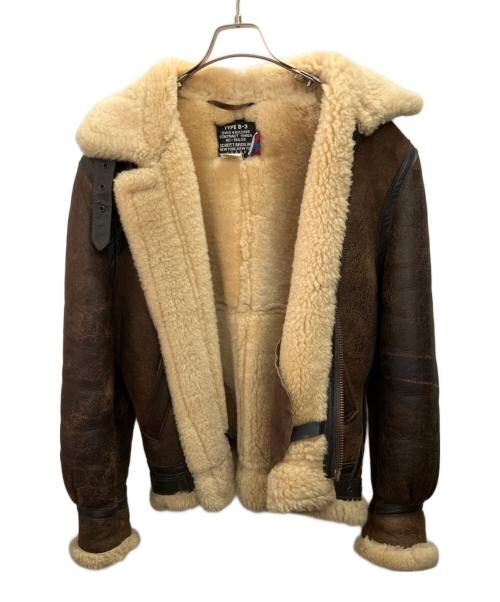 SCHOTT BROS.（ショットブロス）SCHOTT BROS. (ショットブロス) B-3 フライトムートンジャケット ブラウン サイズ:36の古着・服飾アイテム