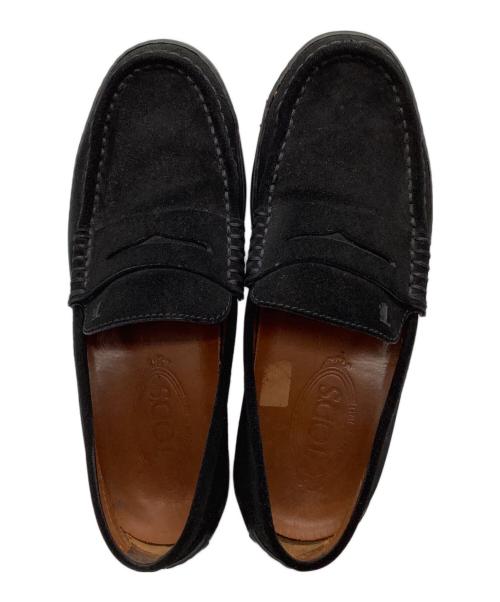 TOD'S（トッズ）TOD'S (トッズ) コインローファー ブラック サイズ:7の古着・服飾アイテム