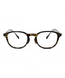 OLIVER PEOPLES（オリバーピープルズ）の古着「眼鏡フレーム（レンズ無）」｜ブラウン