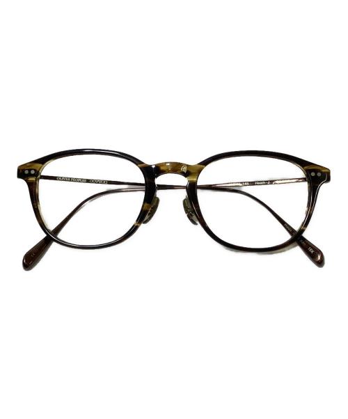 OLIVER PEOPLES（オリバーピープルズ）OLIVER PEOPLES (オリバーピープルズ) 眼鏡フレーム（レンズ無） ブラウン サイズ:48▢20-135の古着・服飾アイテム